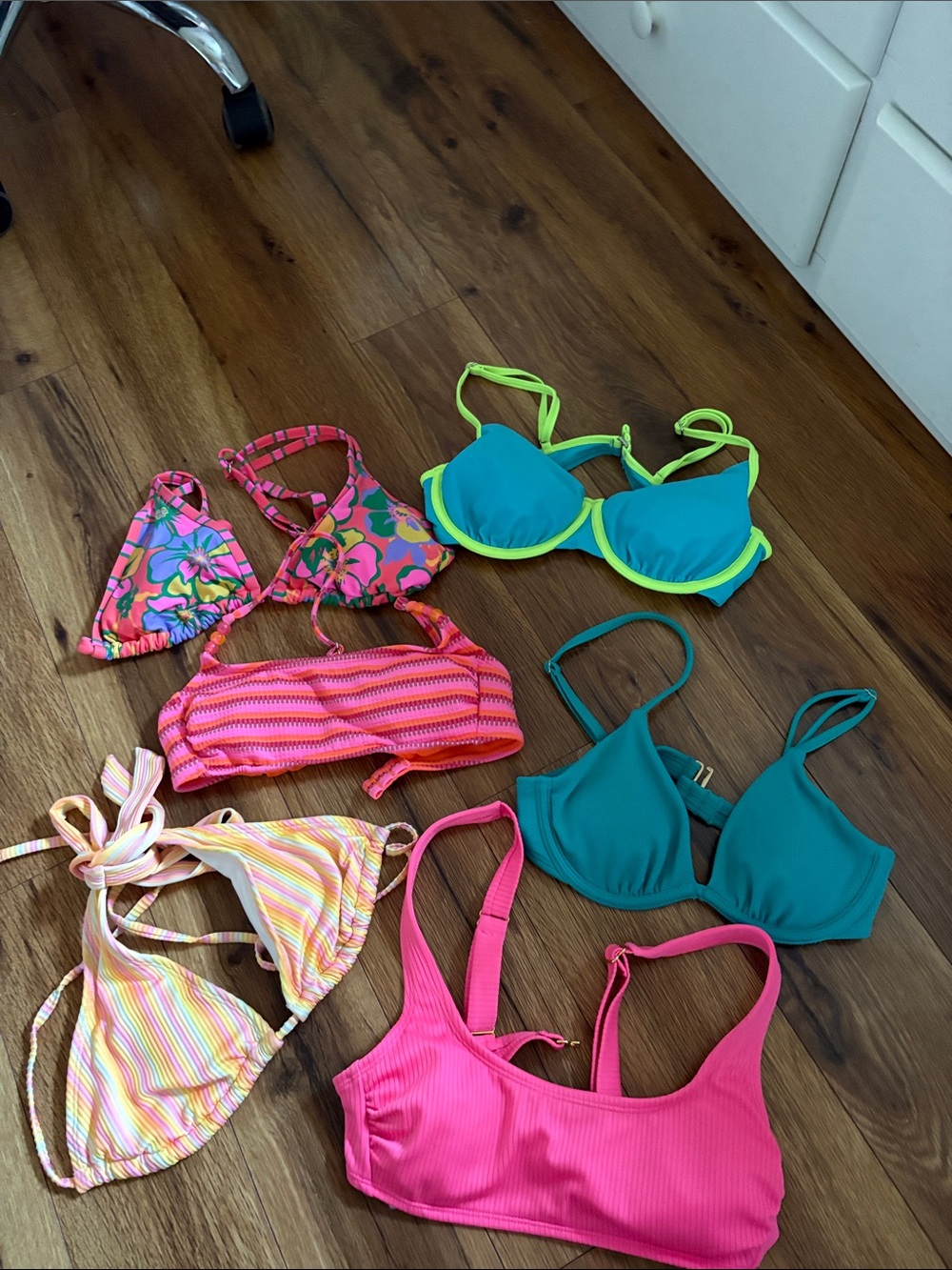 Mixed Women’s Bikini Tops - Bright Multi Color Lot/all or none